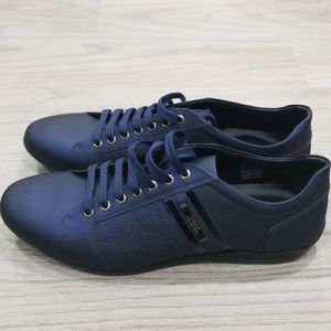 Versace Collection Men's Leather Low Top Sneaker